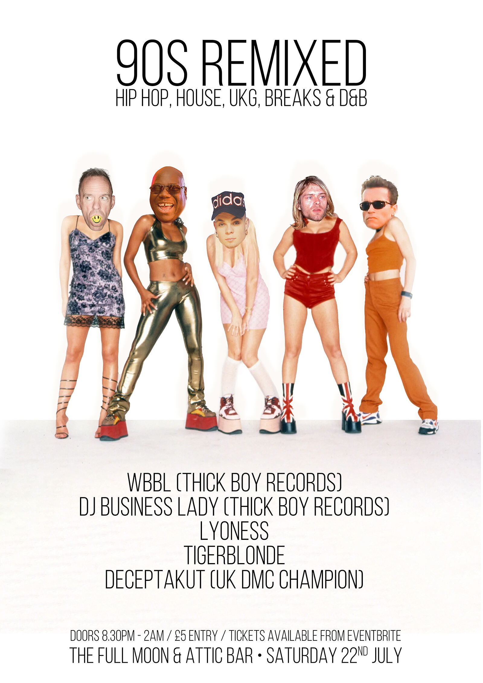 90s REMIXED Ft. WBBL, DJ BUSINESS LADY plus more at The Attic Bar