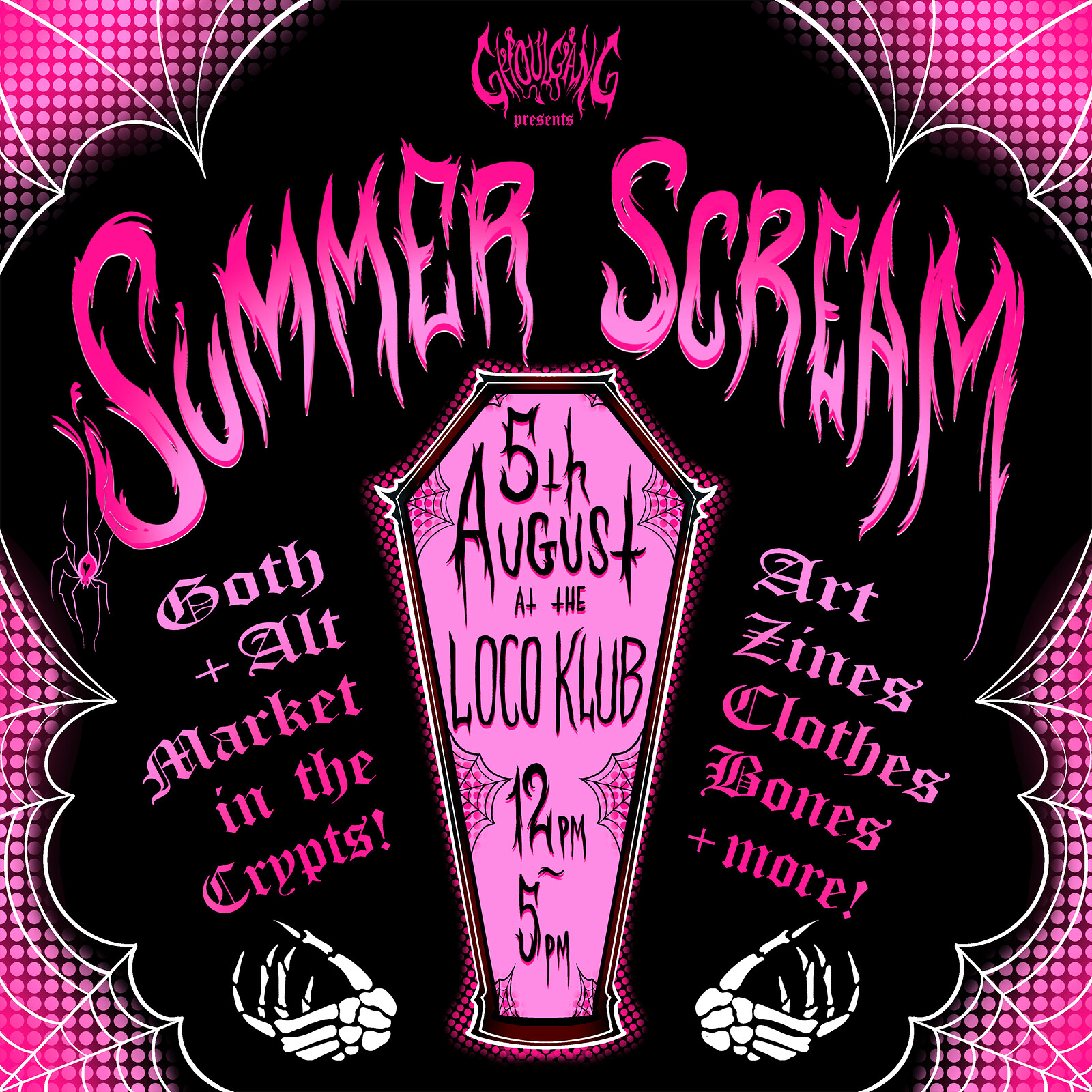 GHOUL GANG presents: SUMMER SCREAM at Loco Klub