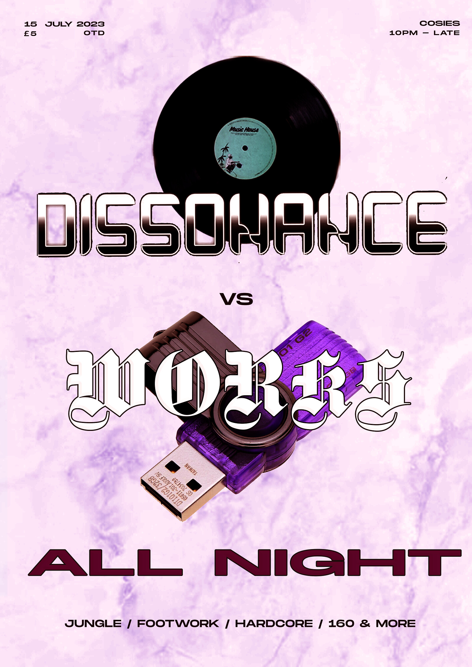 DISSONANCE vs WORKS at Cosies