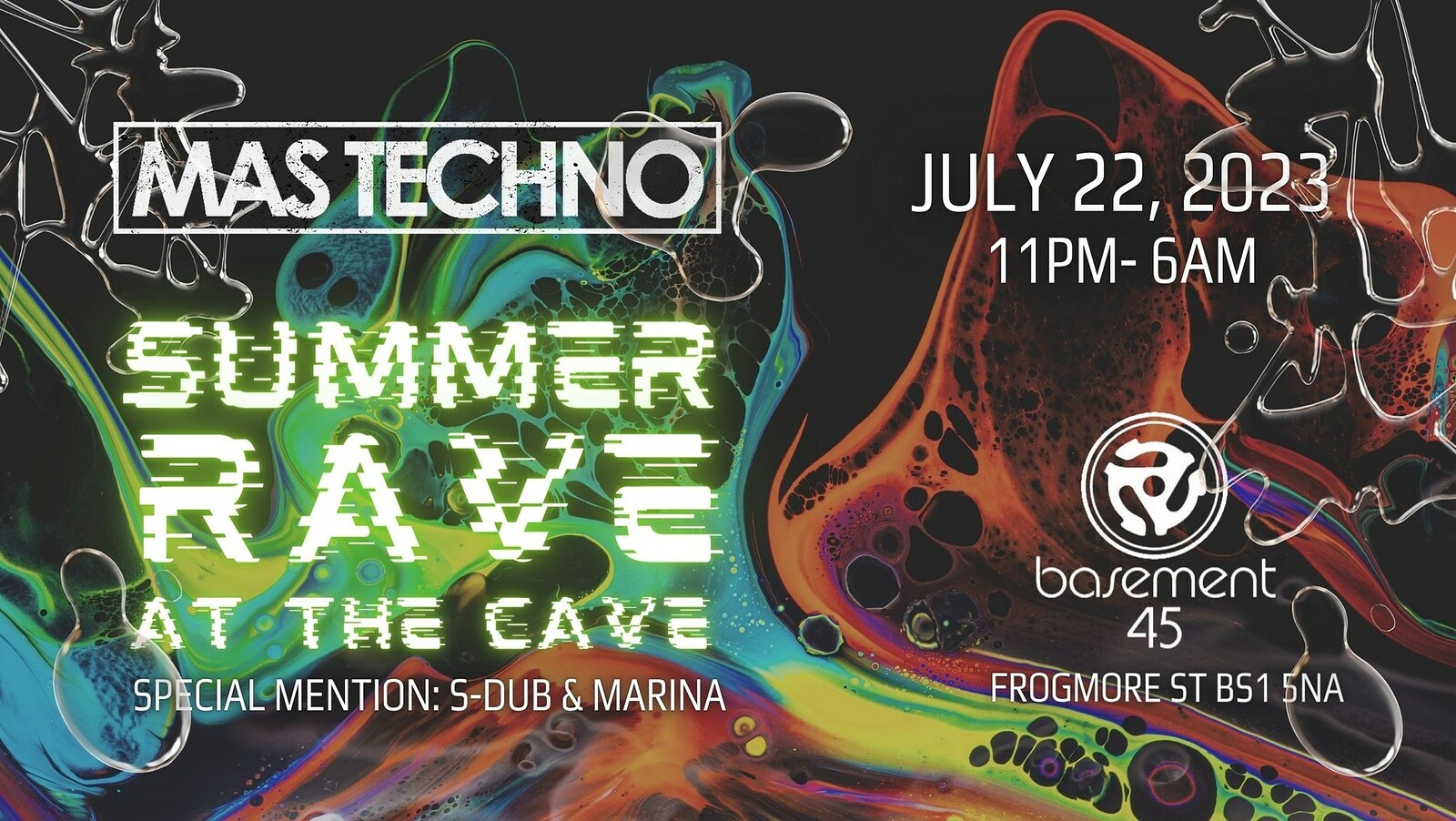 Summer Rave At The Cave at Basement 45