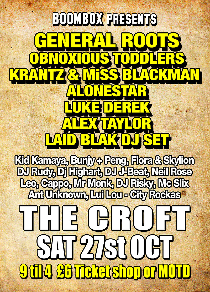 Boom Box at The Croft