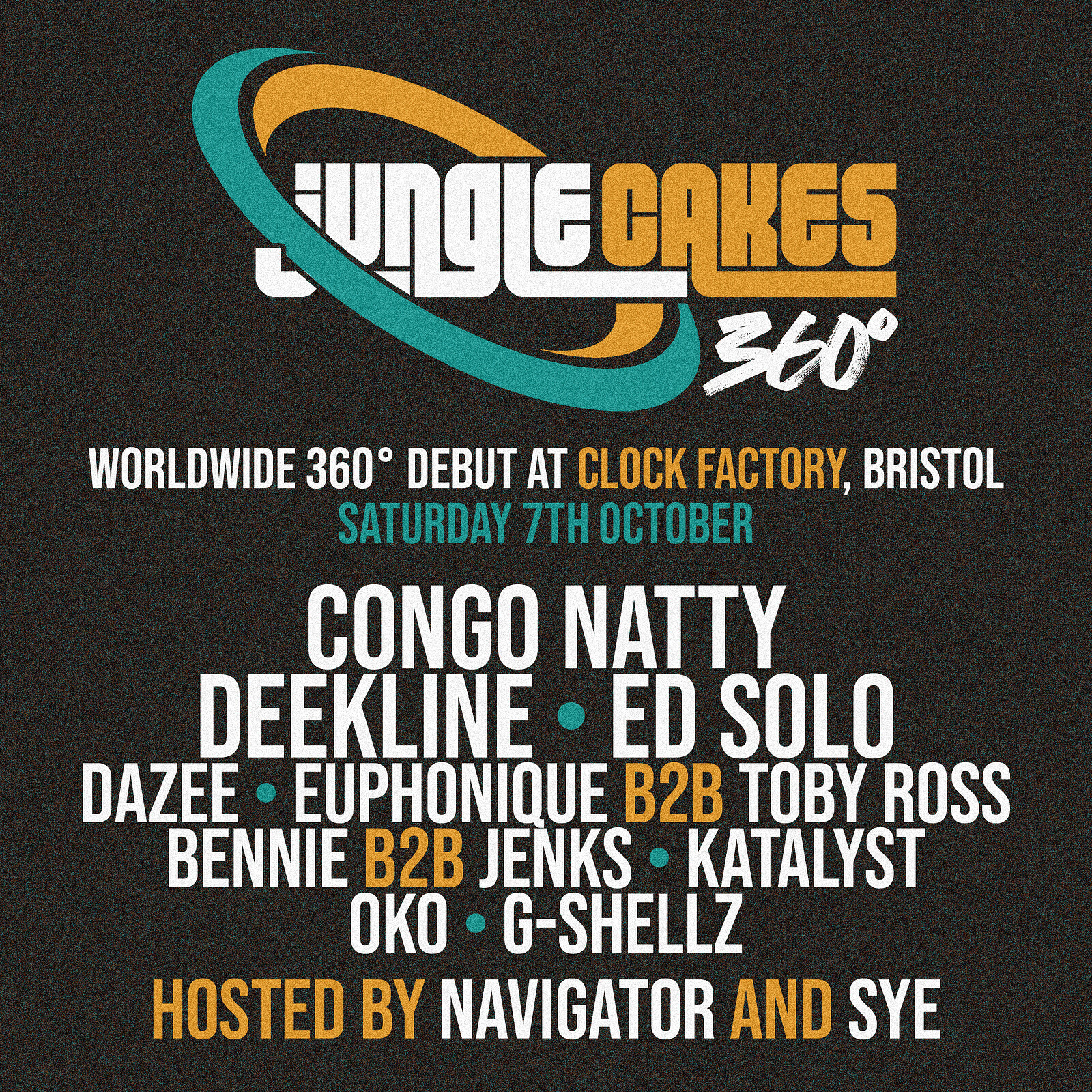Jungle Cakes 360° at Clock Factory