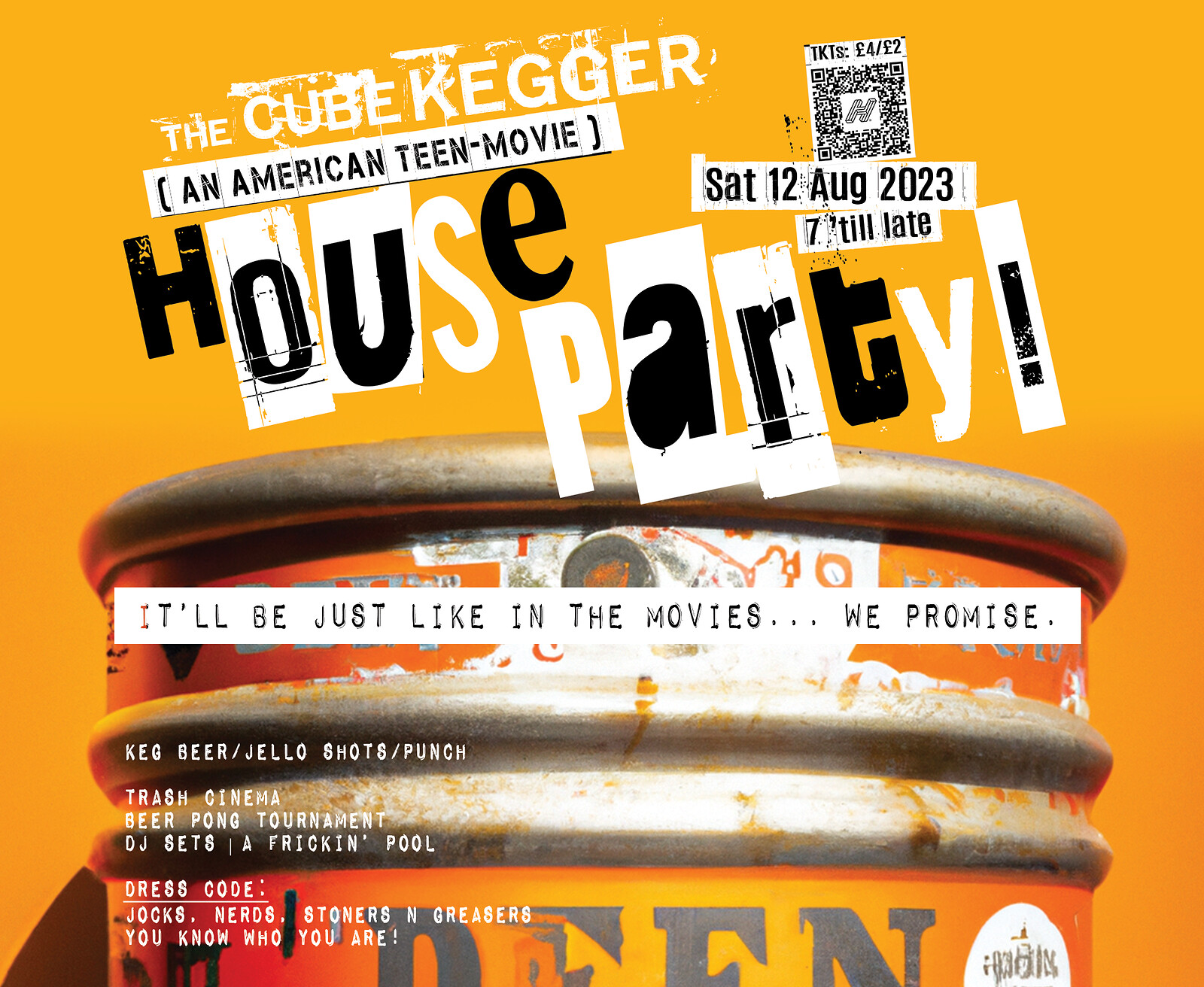 The Cube Kegger: American Movie House Party at The Cube