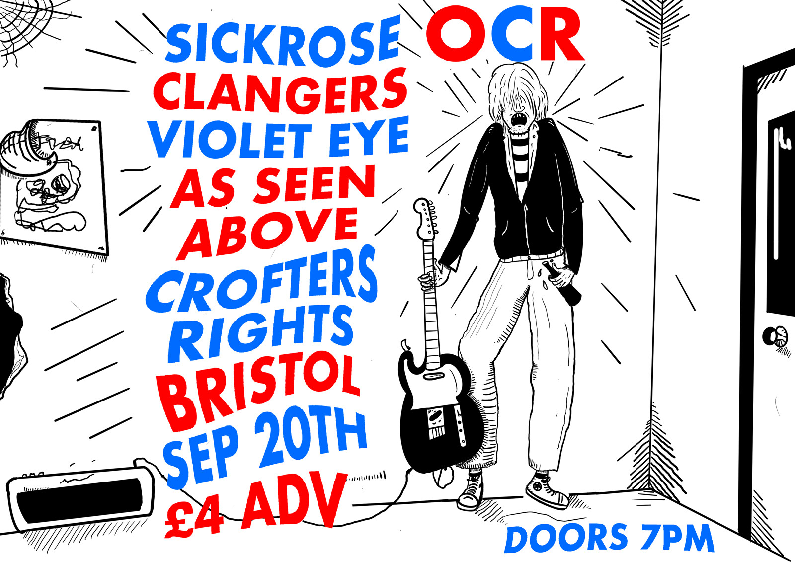 SickRose/The Clangers/Violet Eye/As Seen Above at Crofters Rights