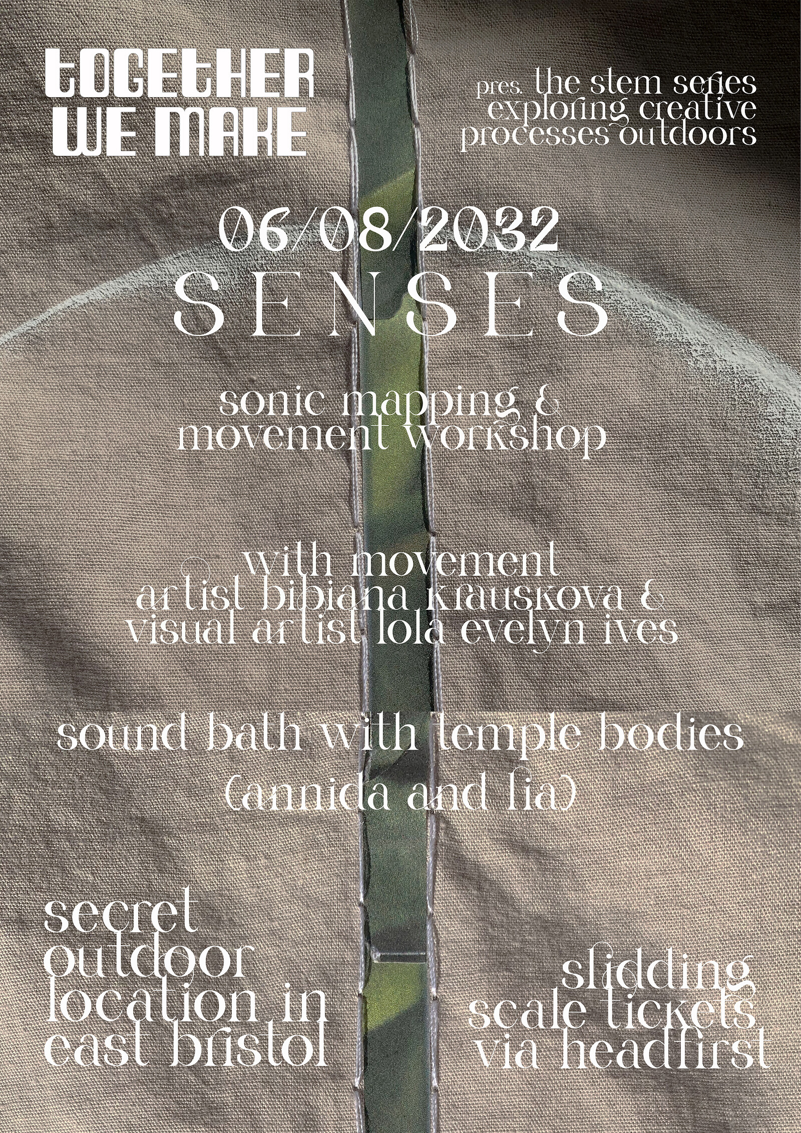 The Stem Series: Senses at Secret outdoor location