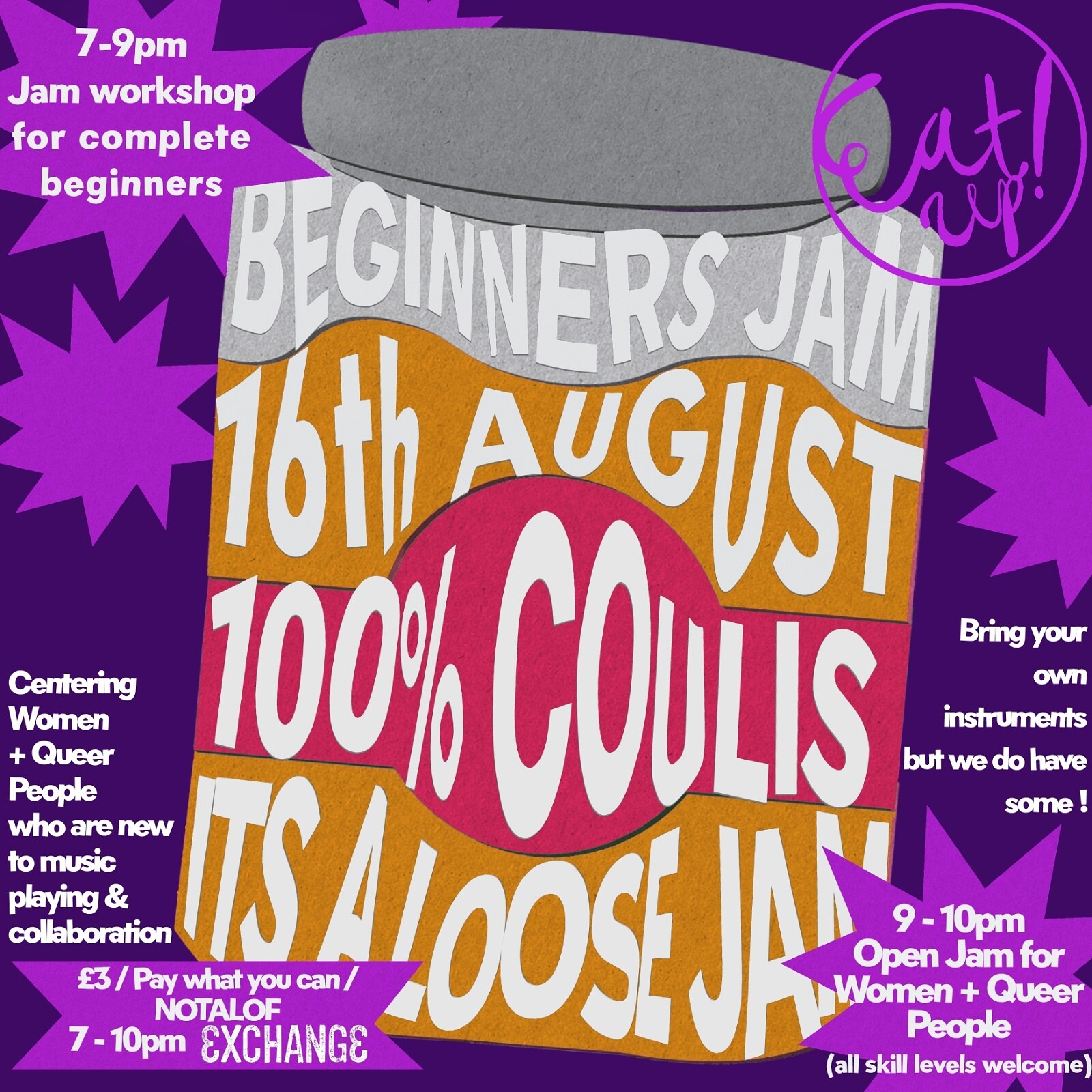 Eat Up 100% Coulis at Exchange