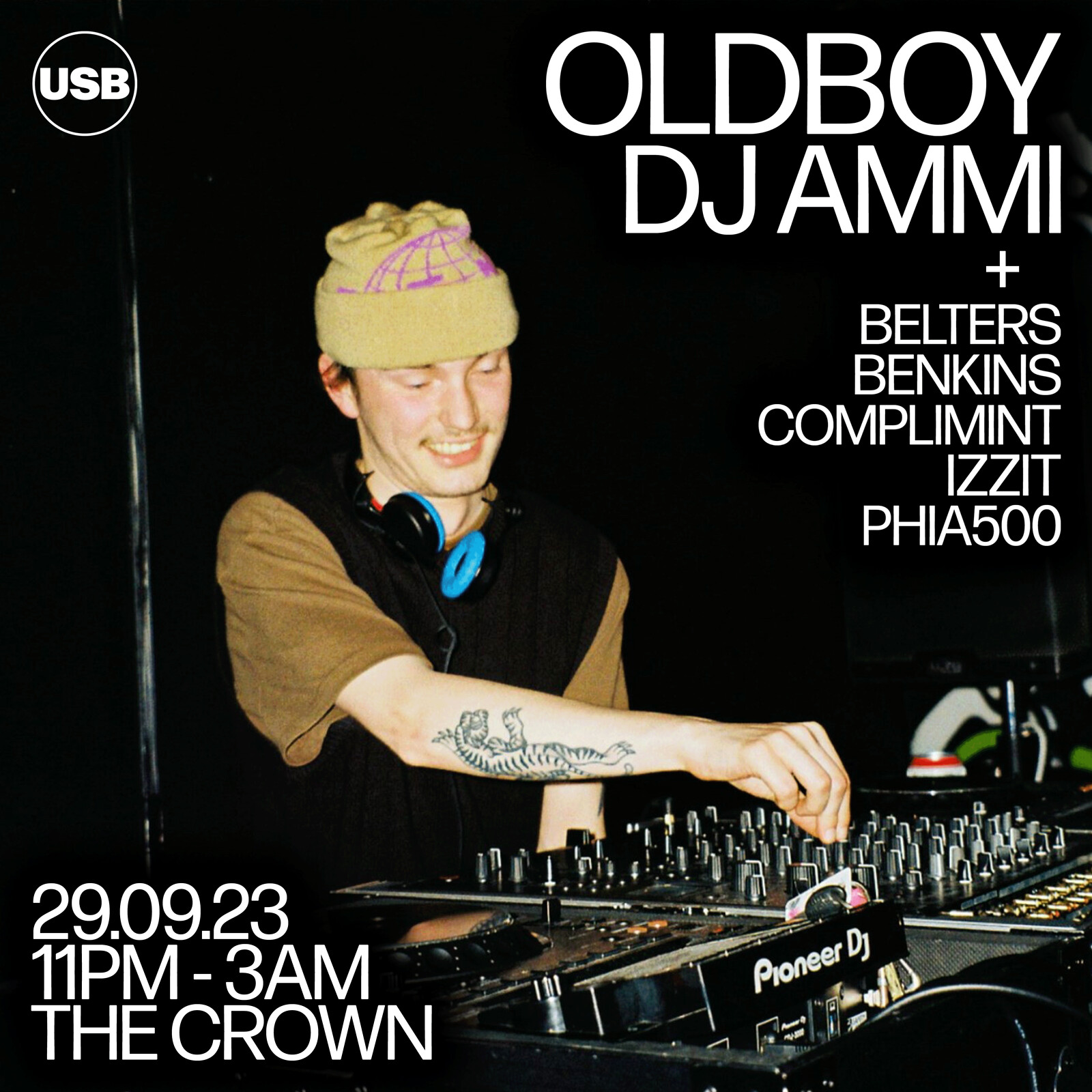 USB Presents: Oldboy // DJ Ammi at The Crown