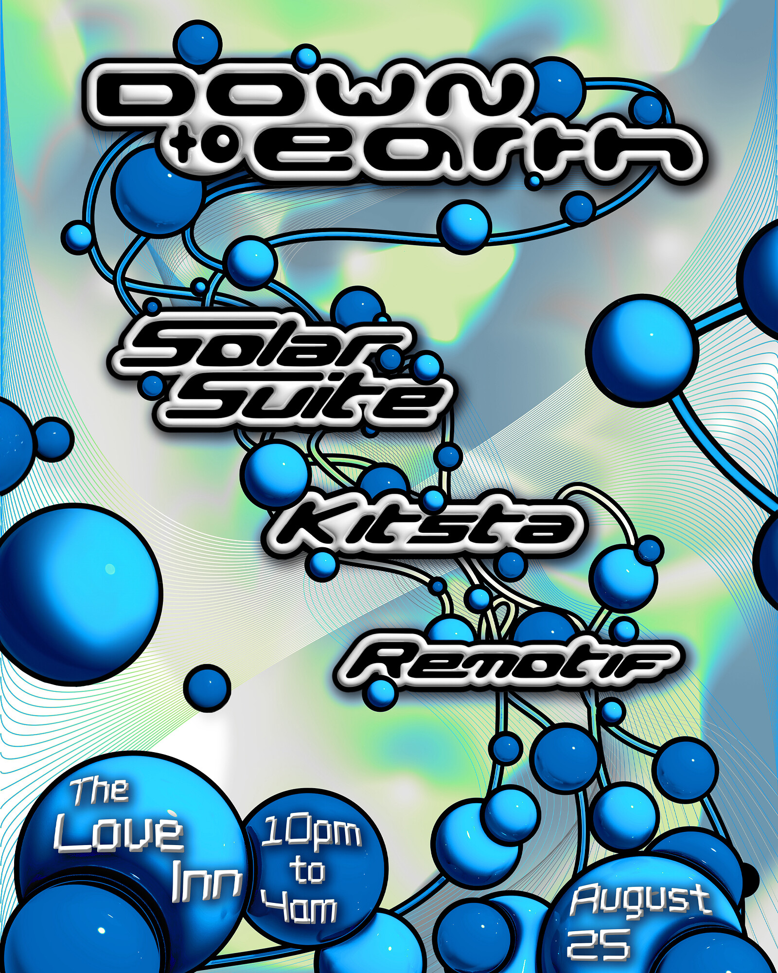 Down to Earth w/ Solar Suite, Kitsta & Remotif at The Love Inn