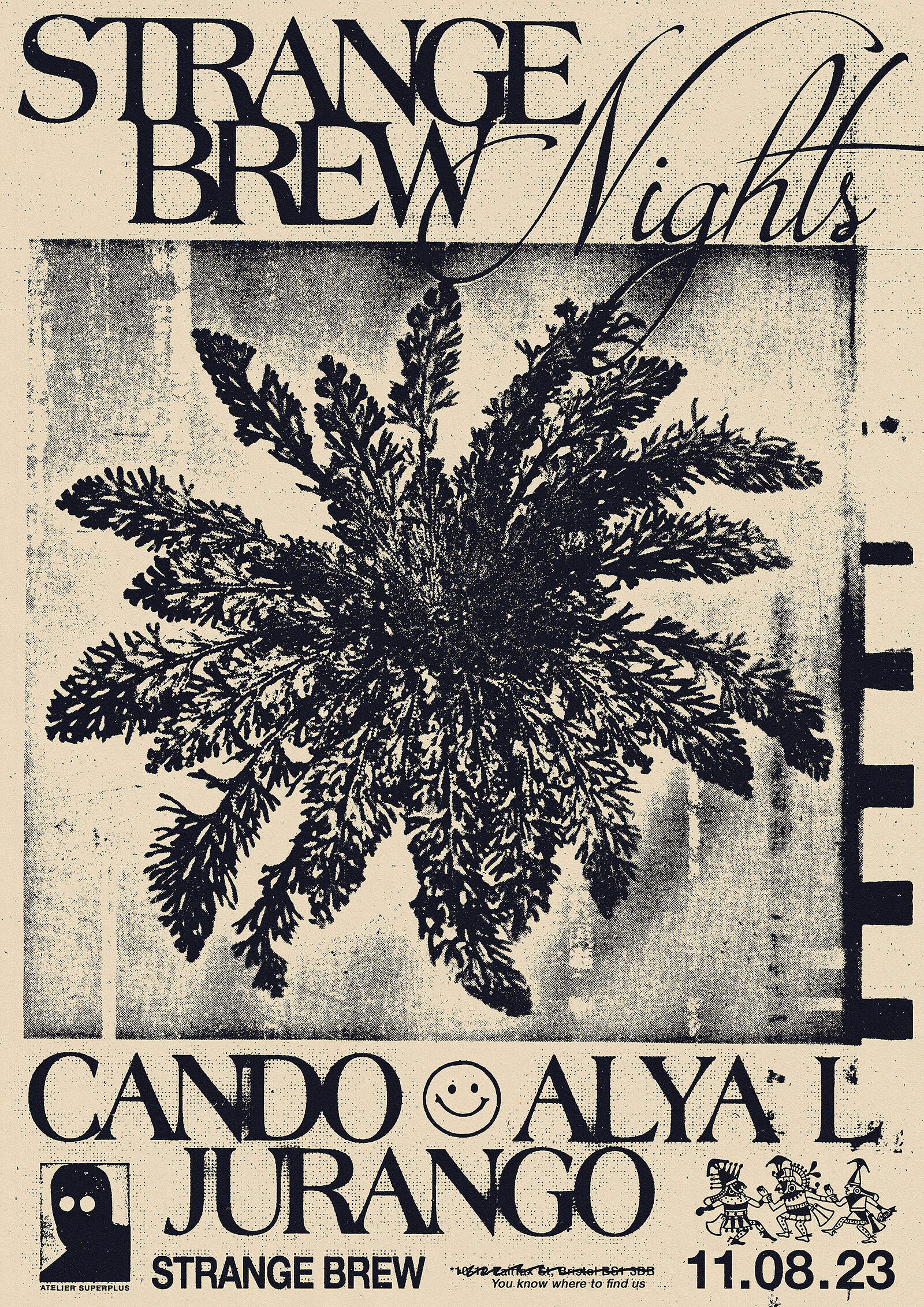 SB Nights w/ Alya L, Cando, Jurango at Strange Brew