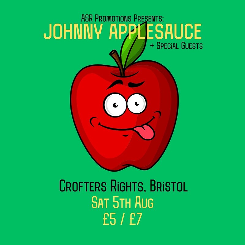Johnny Applesauce + Support at Crofters Rights
