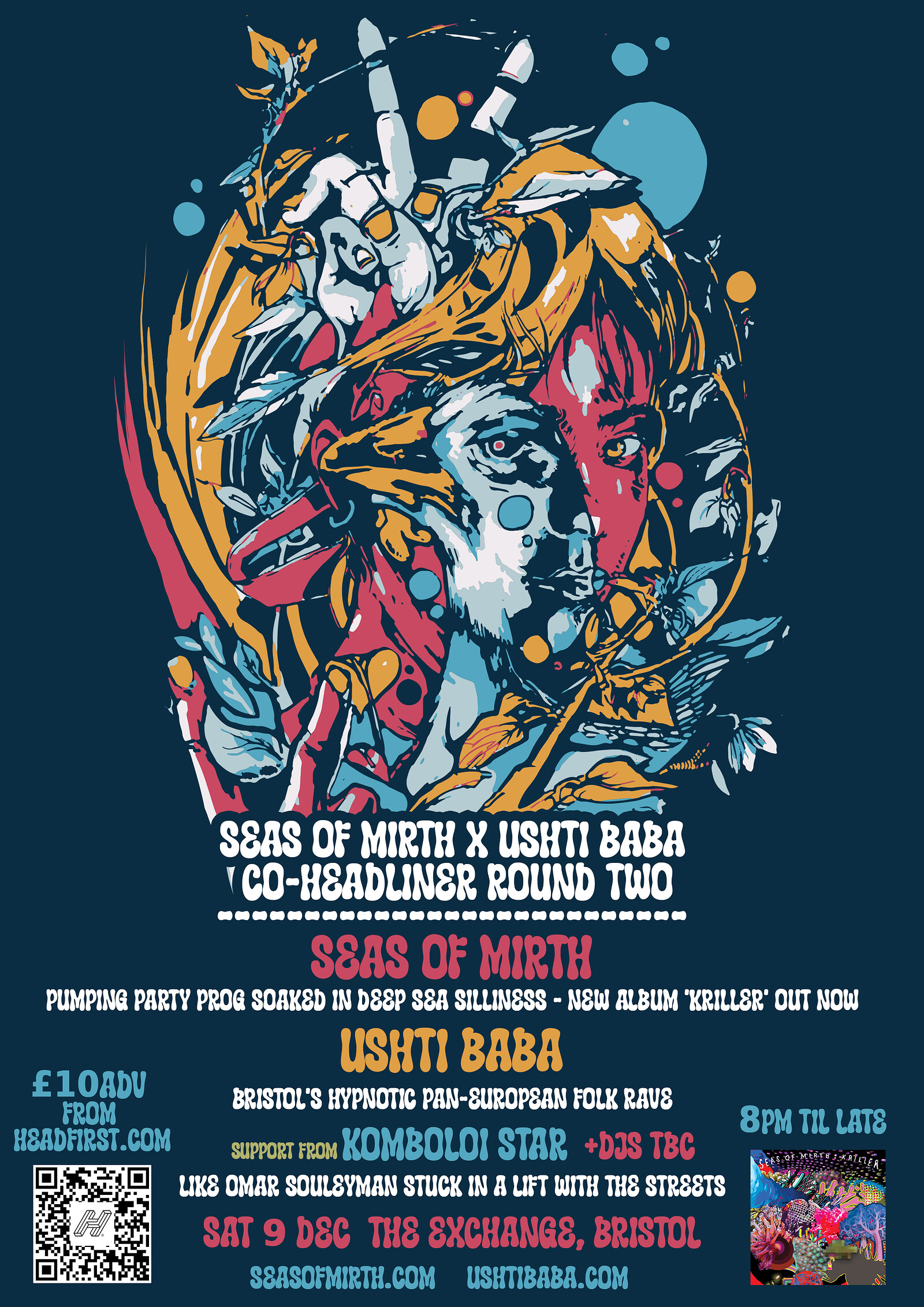 Seas of Mirth X Ushti Baba CO HEADLINER PART 2 at Exchange