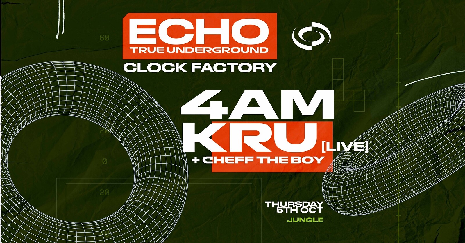 SOLD OUT: Echo X 4AM KRU at Clock Factory