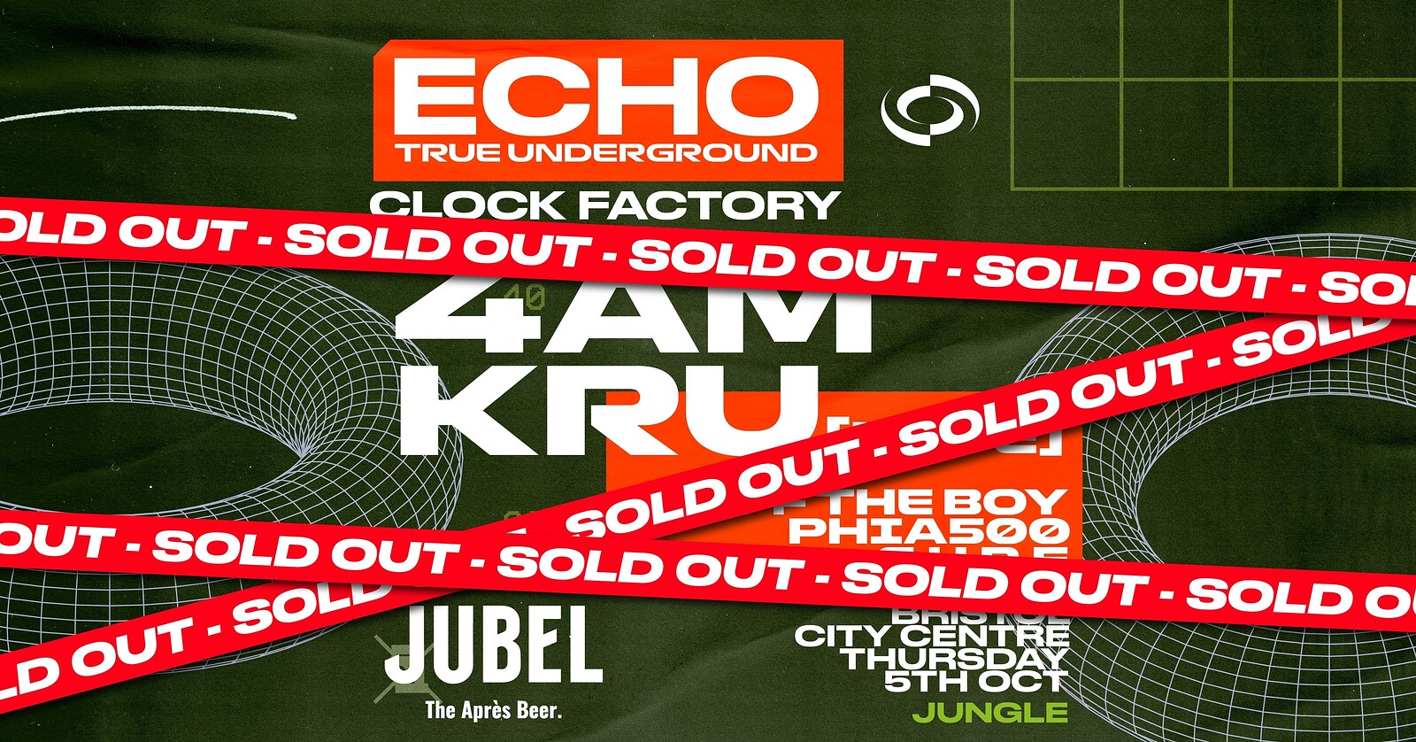 SOLD OUT: Echo X 4AM KRU at Clock Factory