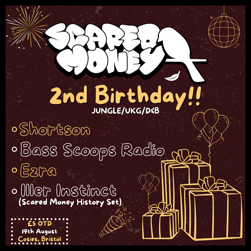 Scared Money's 2nd Birthday at Cosies