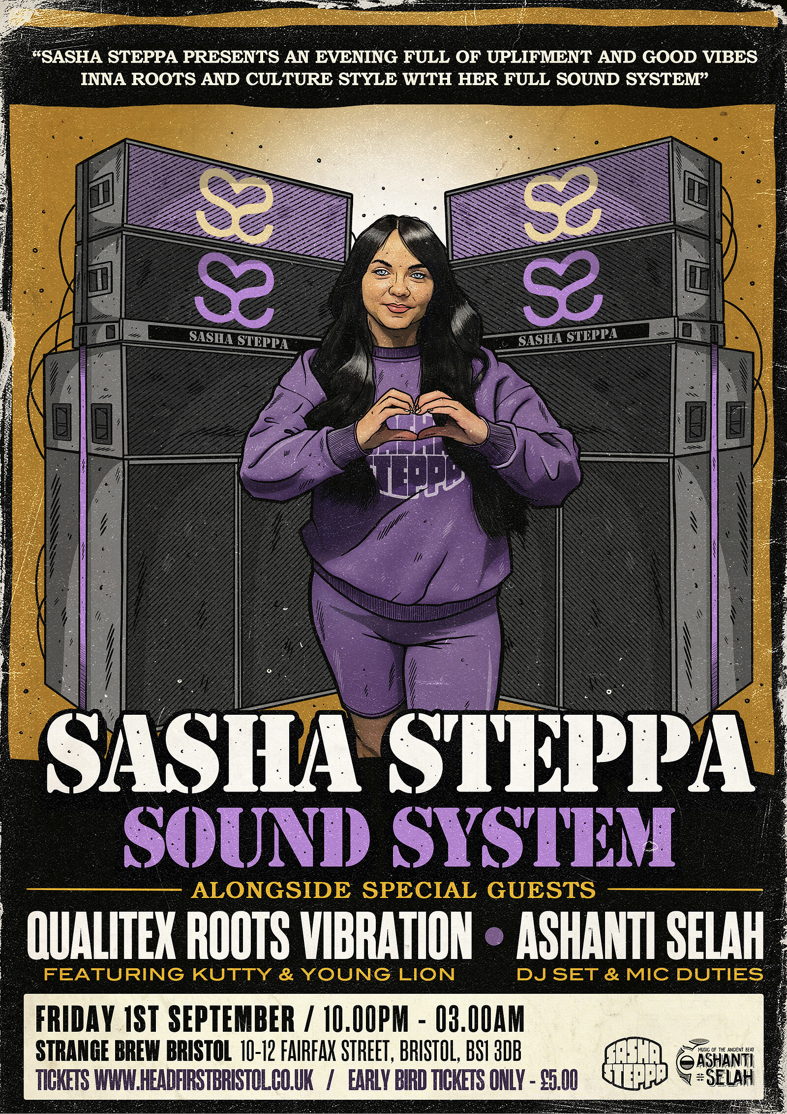 Sasha Steppa soundsystem presents at Strange Brew