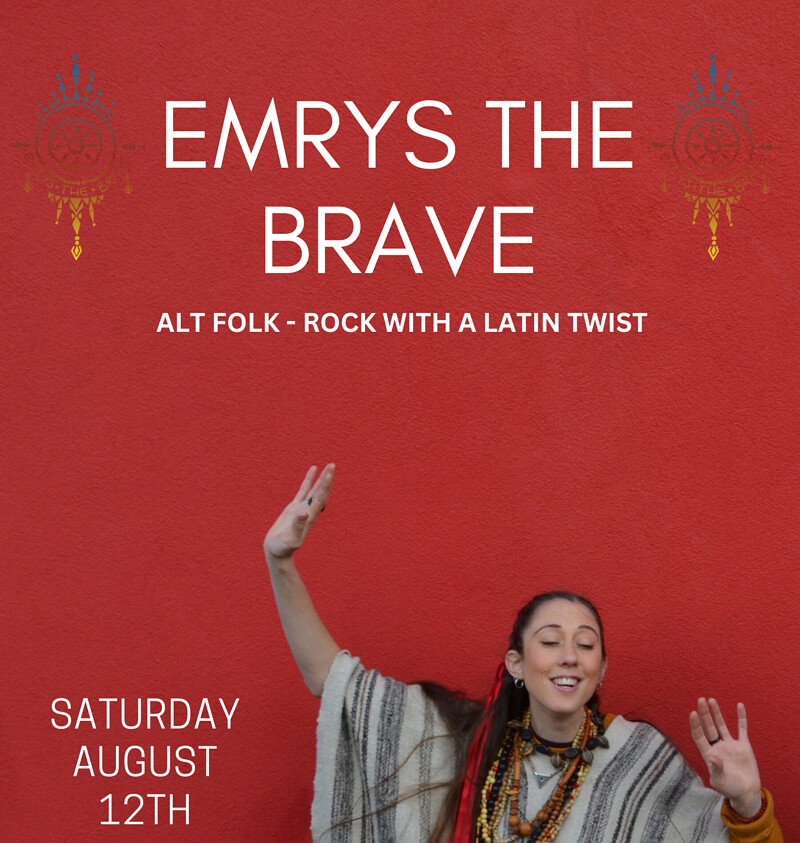 EMRYS THE BRAVE - alt folk/rock with a latin edge at The Golden Lion