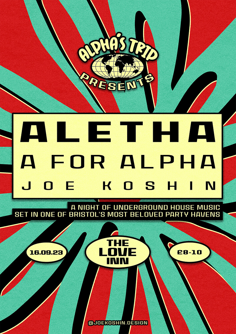 Alpha's Trip w/ Aletha + Joe Koshin at The Love Inn