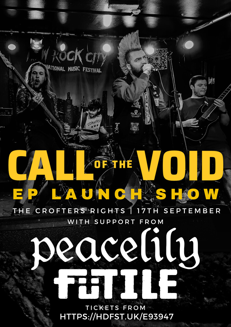 CALL OF THE VOID EP LAUNCH SHOW at Crofters Rights