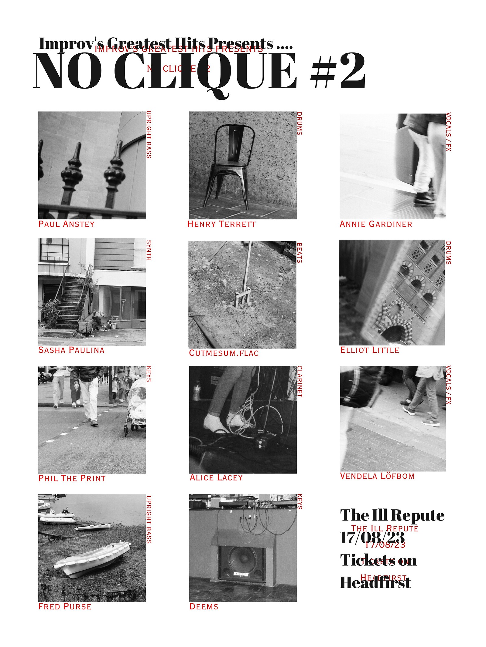 NO CLIQUE # 2 by Improv’s Greatest Hits at The Ill Repute