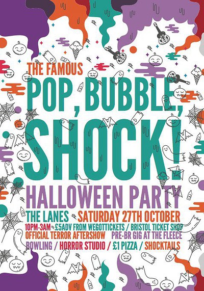 Pop Bubble Shock Halloween at The Lanes Bristol