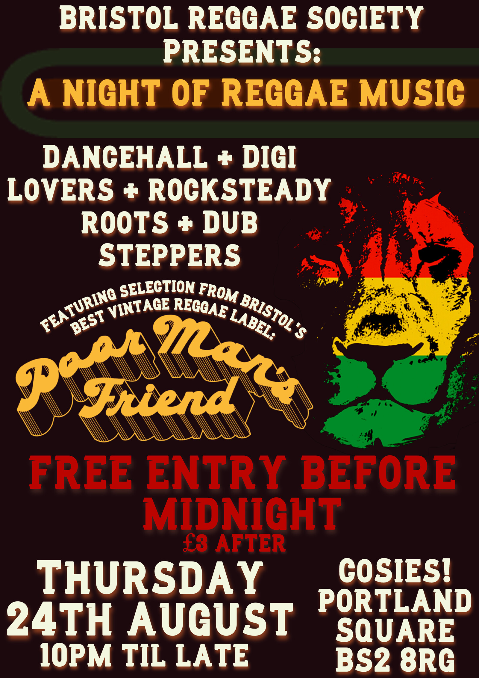 Bristol Reggae Society at Cosies