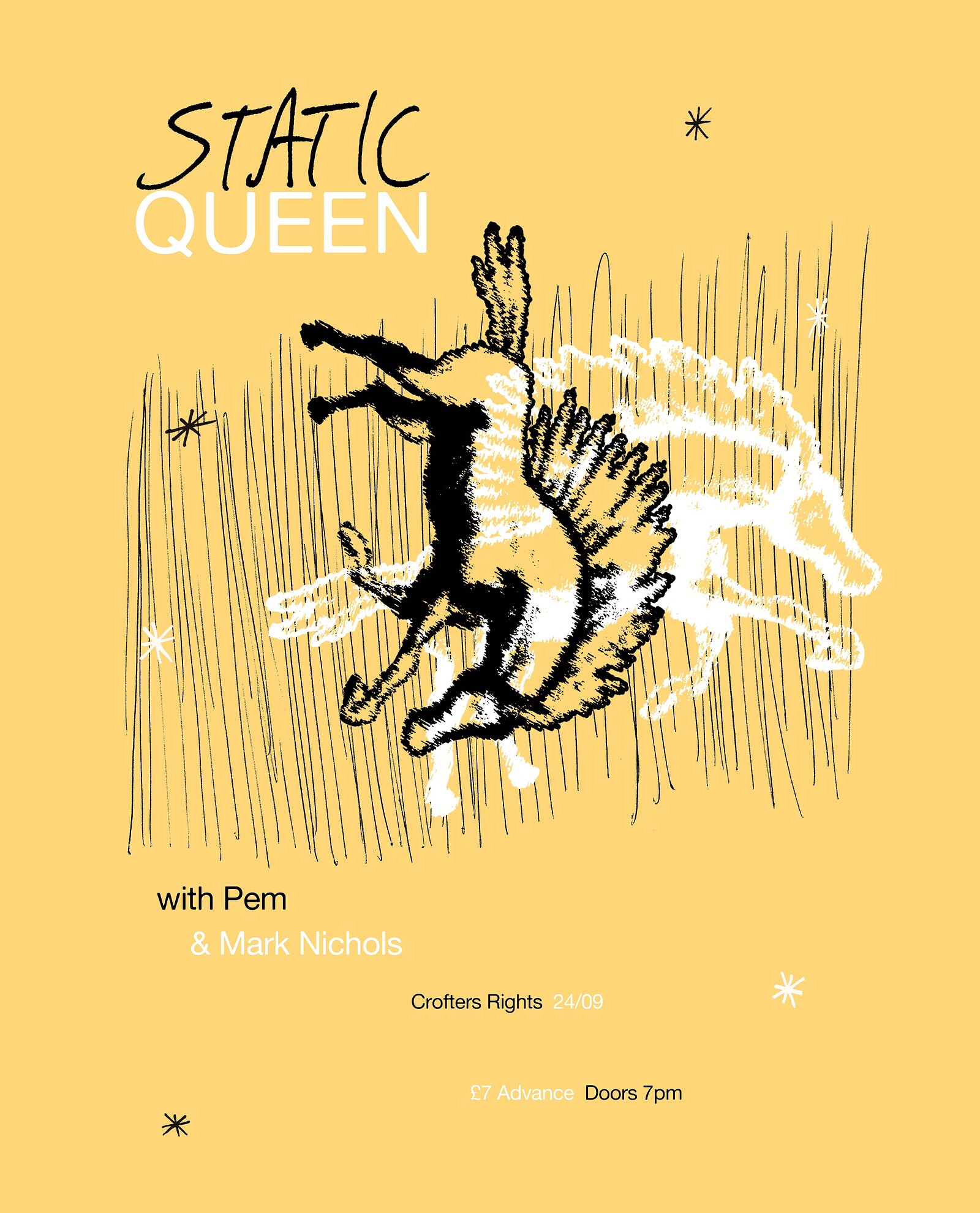 Static Queen / Danny Burrito / Mark Nichols at Crofters Rights
