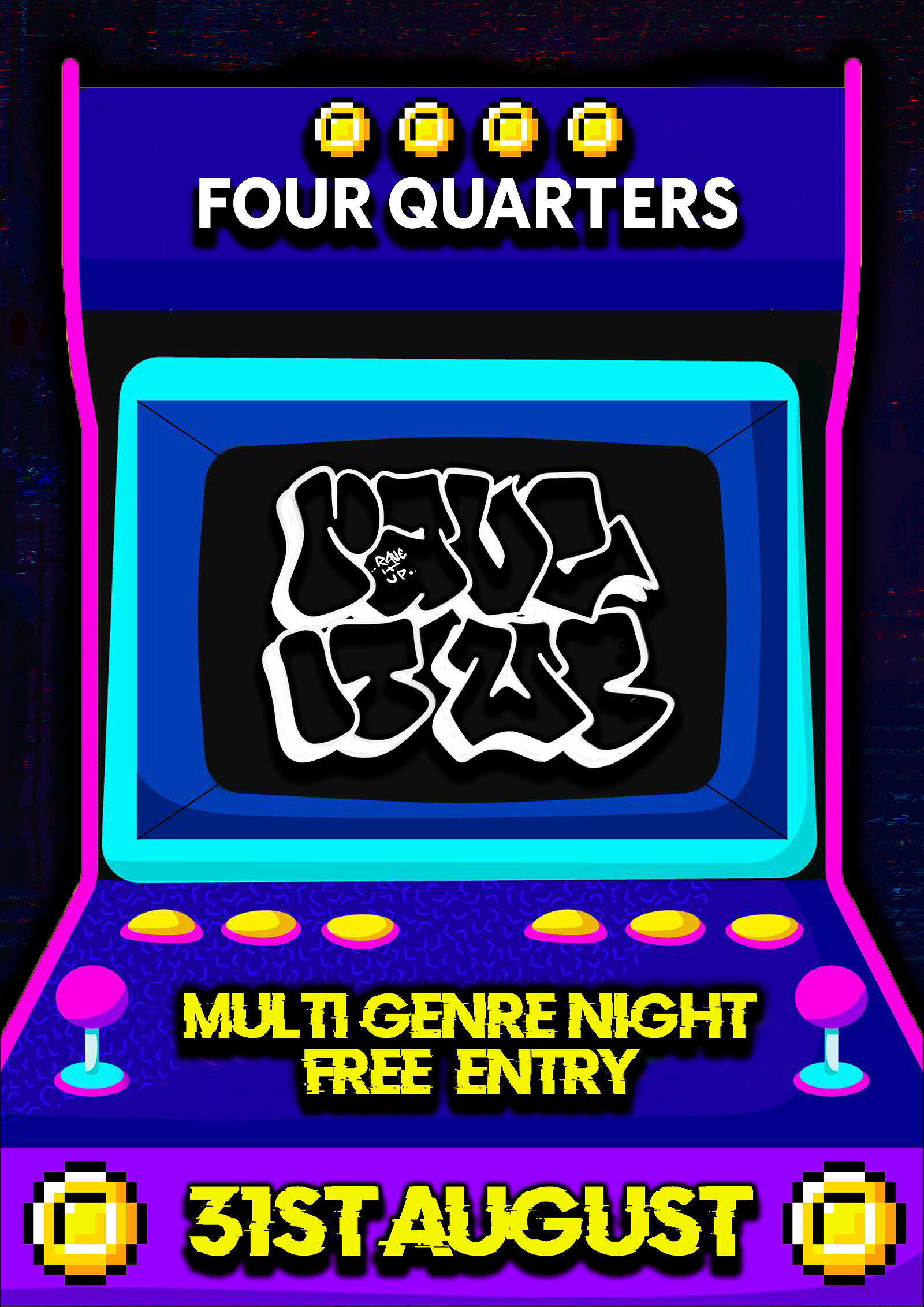 Rave It Up Presents Multi-Genre Rave at Four Quarters