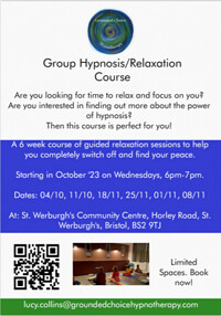 Group Relaxation/Hypnosis Course at St. Werburgh's Community Centre