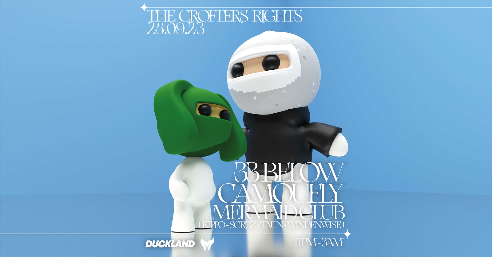 Duckland x Mermaid Club w/ 33 Below & Camoufly at Crofters Rights
