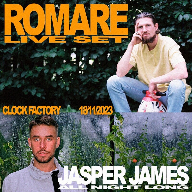 Romare  Bristol + Jasper James at Clock Factory