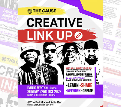 THE CAUSE CREATIVE LINK UP at The Attic Bar