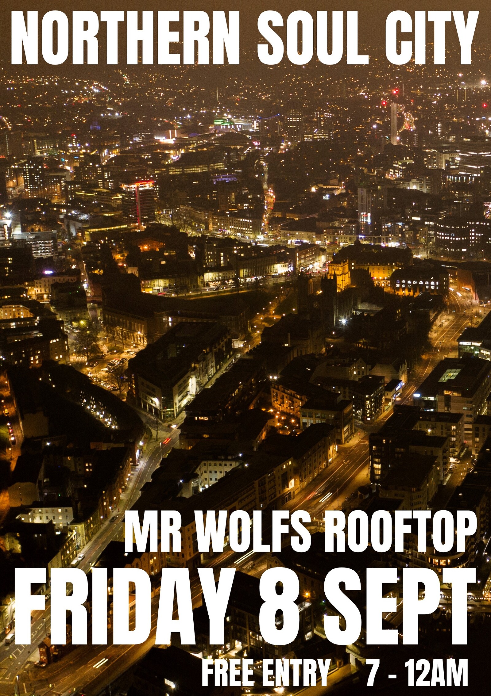NORTHERN SOUL CITY at Mr Wolfs Rooftop