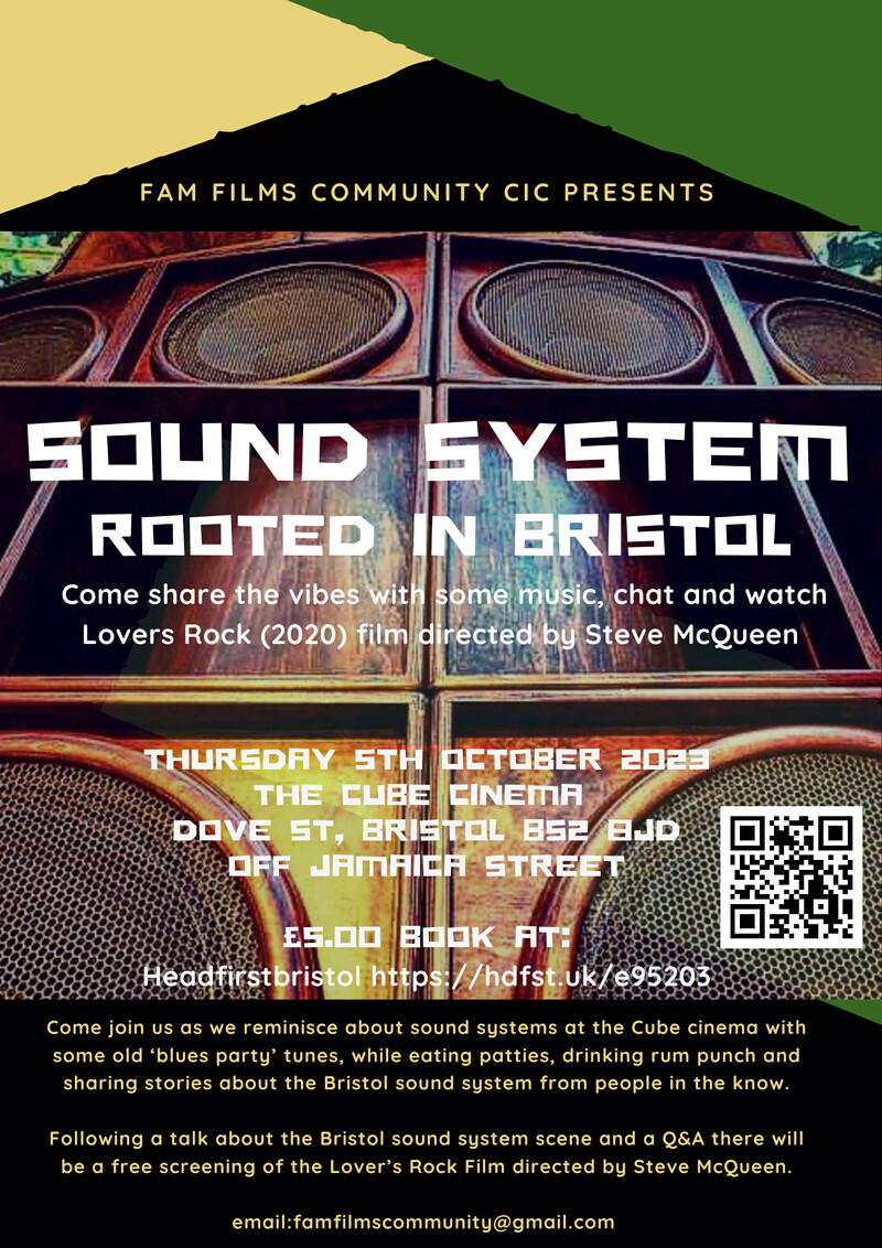 Sound System - Rooted in Bristol at The Cube