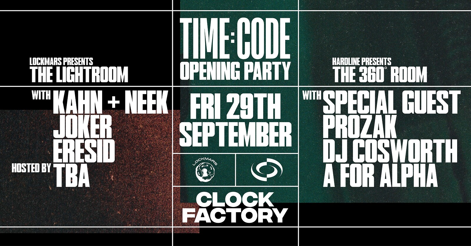 Clock Factory: Kahn + Neek, Joker, Soul Mass ++ at Clock Factory