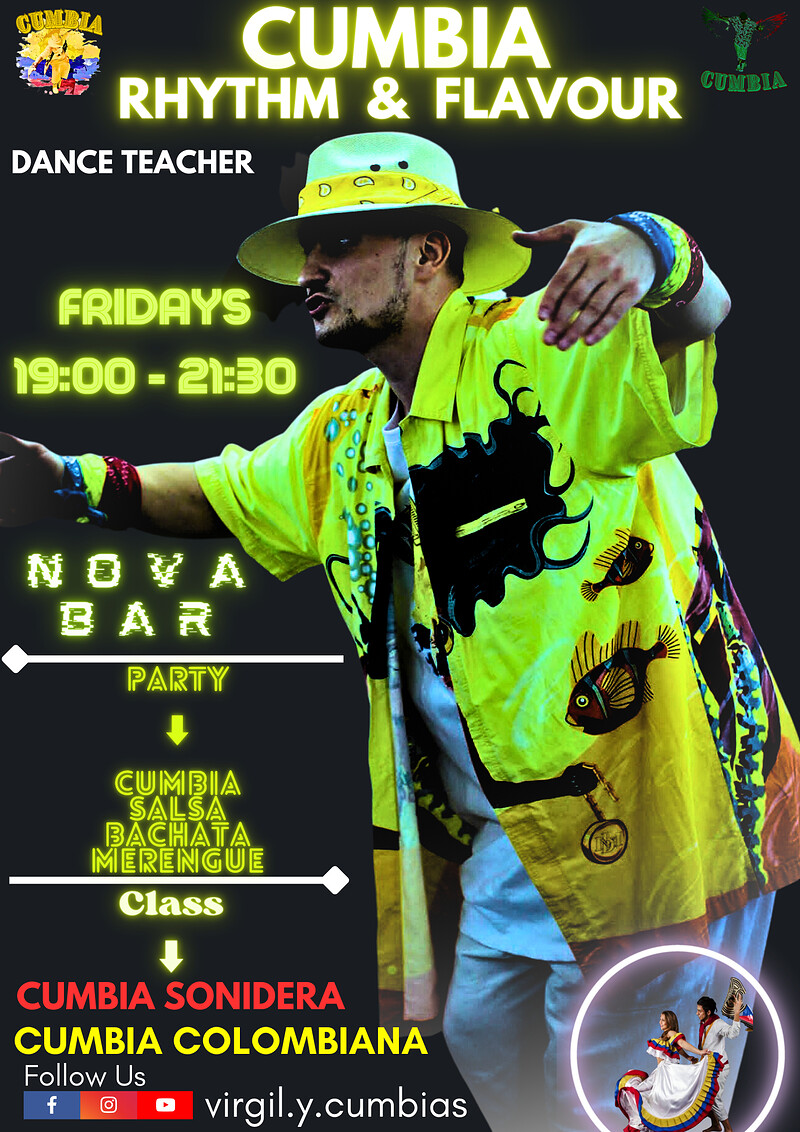 Cumbia "Rhythm and Flavour" at Nova Bar