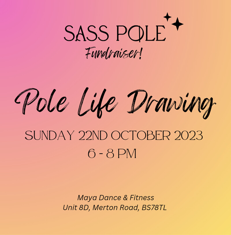 Life Drawing Fundraiser for SASS Pole Workshops at Maya Dance & Fitness