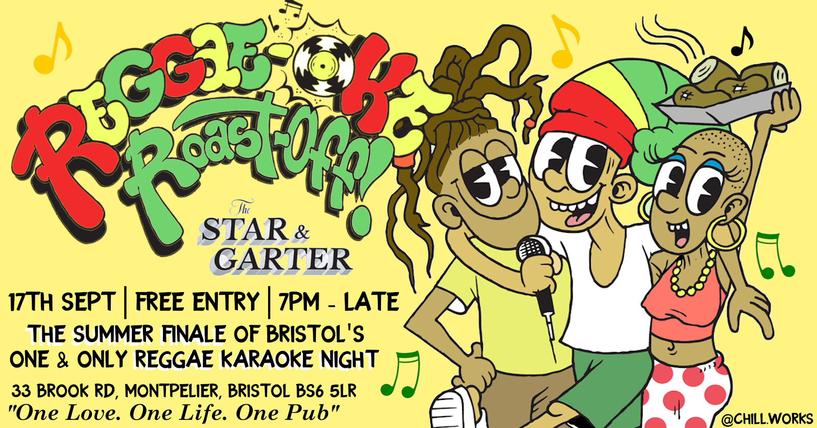 REGGAE-OKE ROAST OFF SUMMER FINALE at The Star & Garter