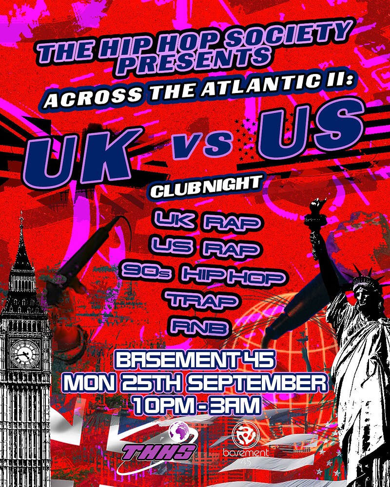 Across The Atlantic II: UK v US at Basement 45