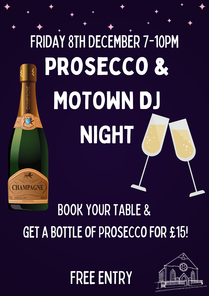 Prosecco & Motown DJ Night at Zion Bristol