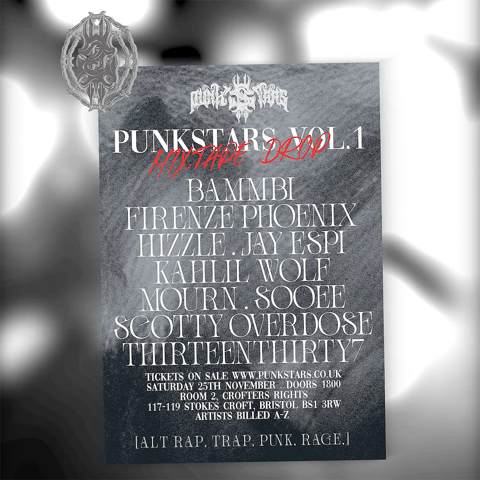 Punkstars Vol.1 Mixtape Drop at Crofters Rights