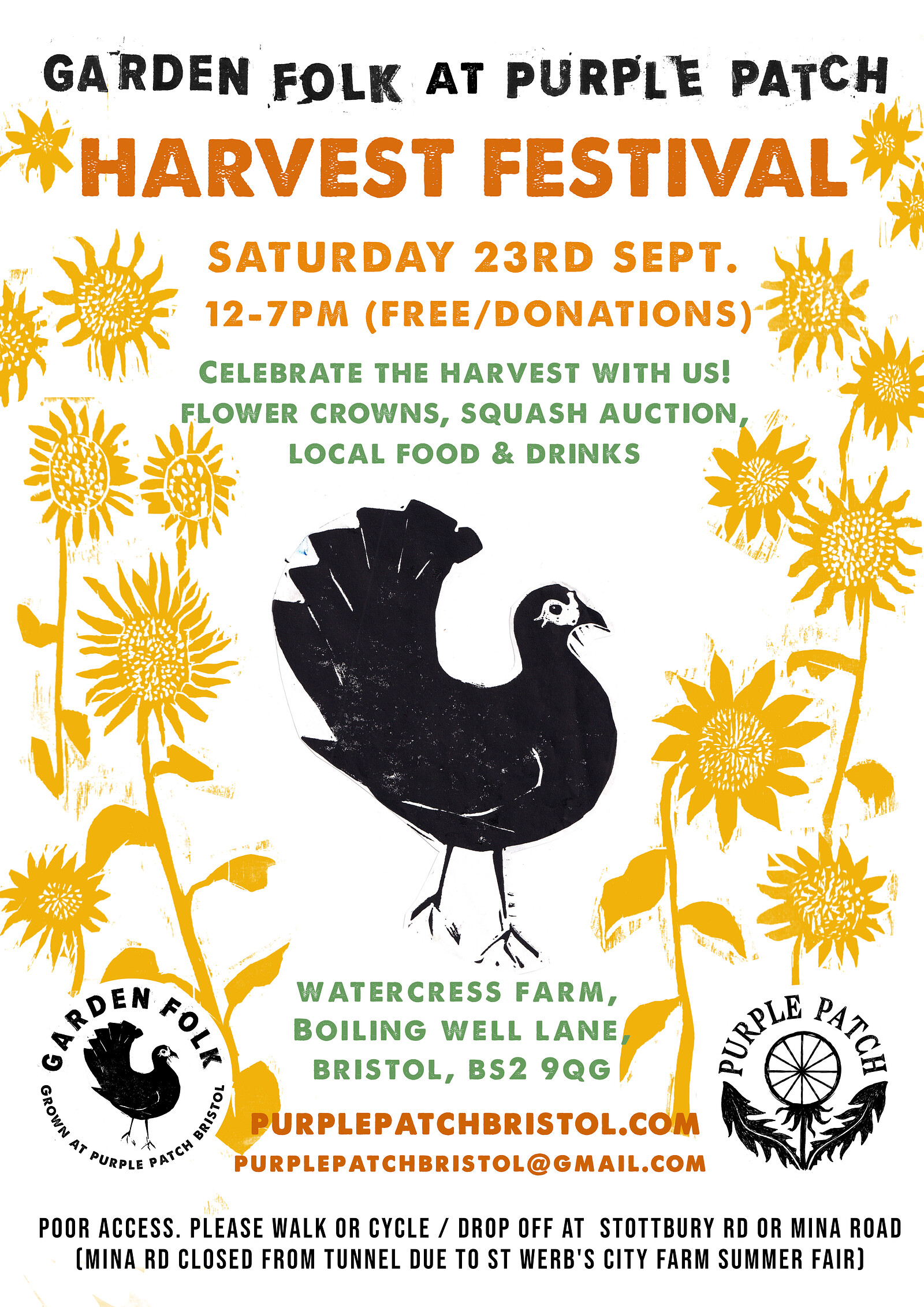 Harvest Festival at Purple Patch, Watercress Farm