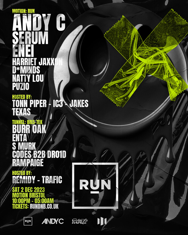 RUN December 2023 // Andy C at Motion