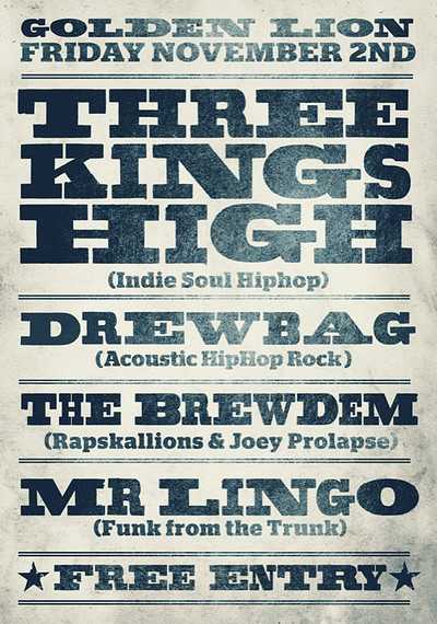 Three Kings High at The Golden Lion