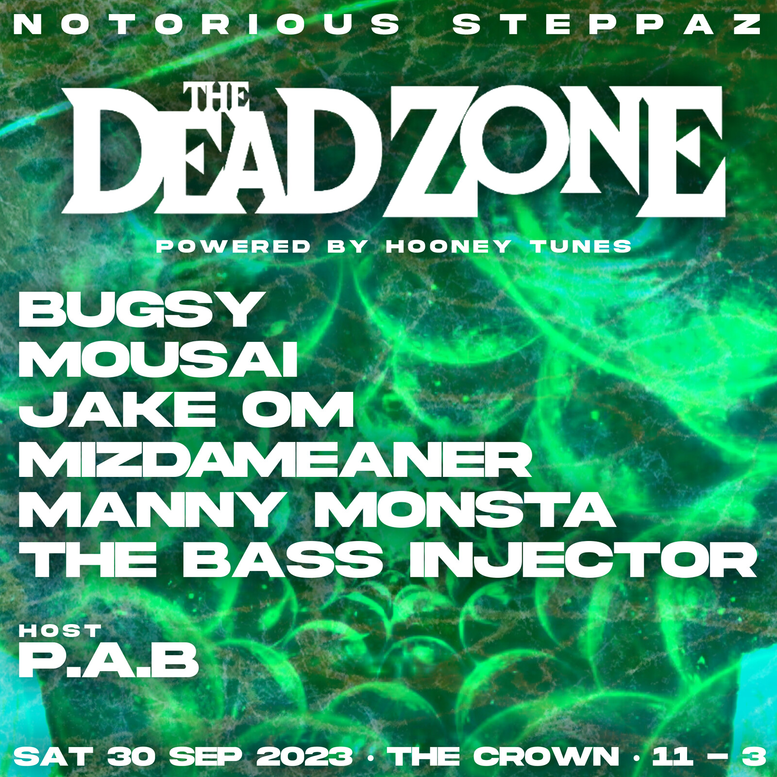 Notorious Steppaz: The Dead Zone - Old Skl DnB at The Crown