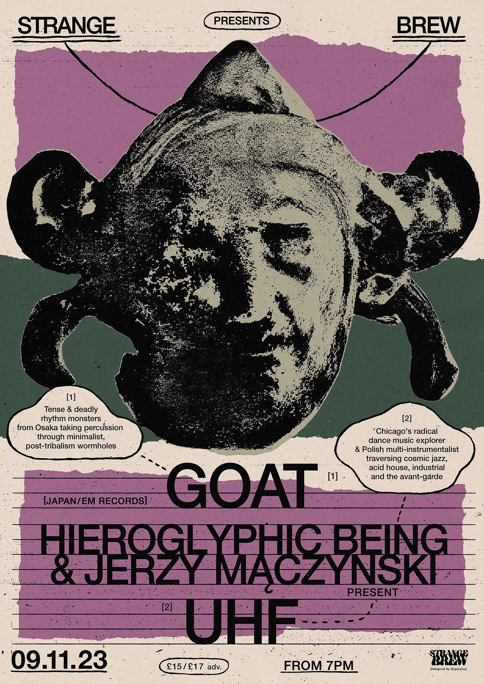 goat  / Hieroglyphic Being & Jerzy Mączyński at Strange Brew