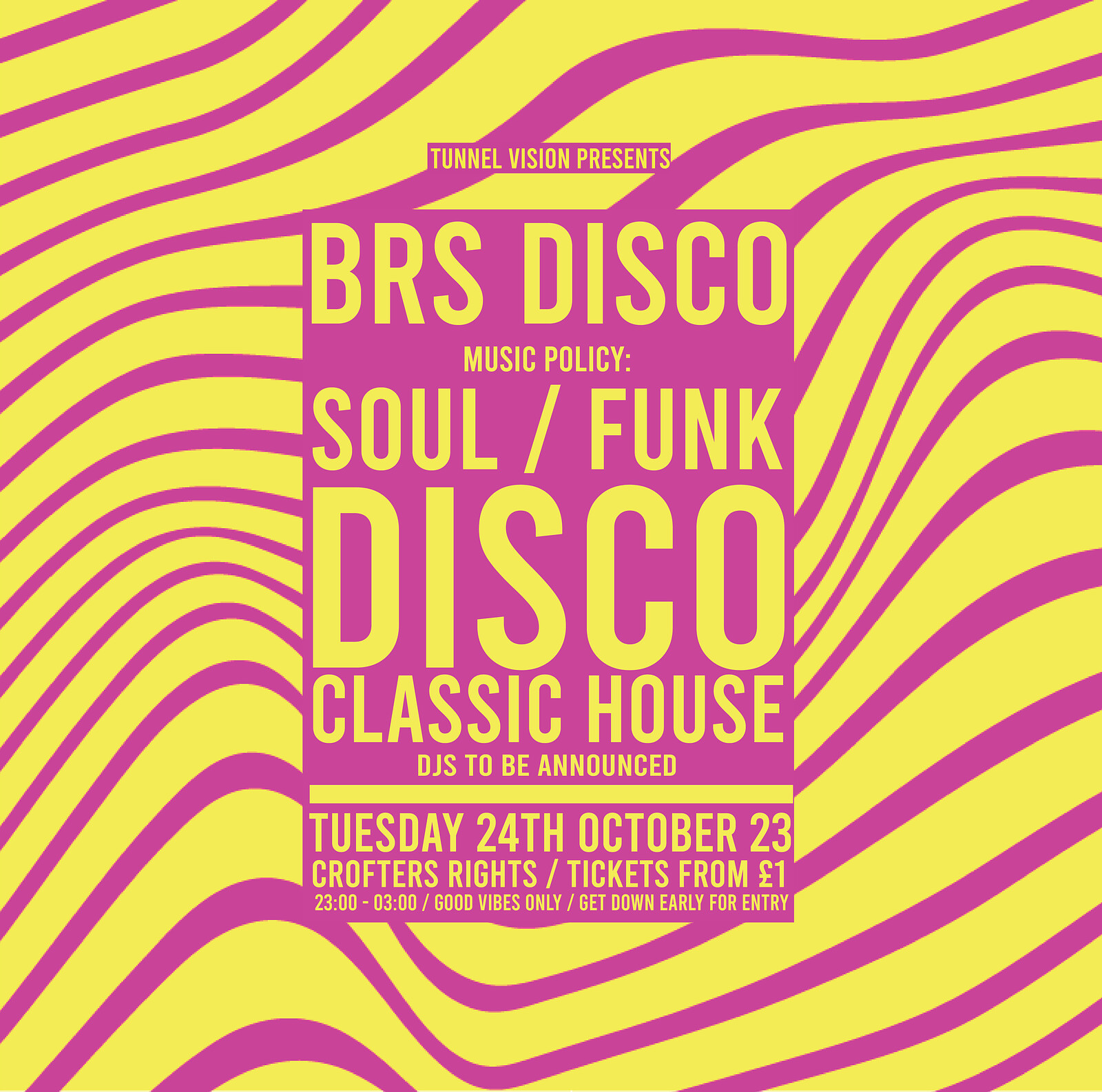 BRS Disco: Disco, Funk, Soul & House at Crofters Rights
