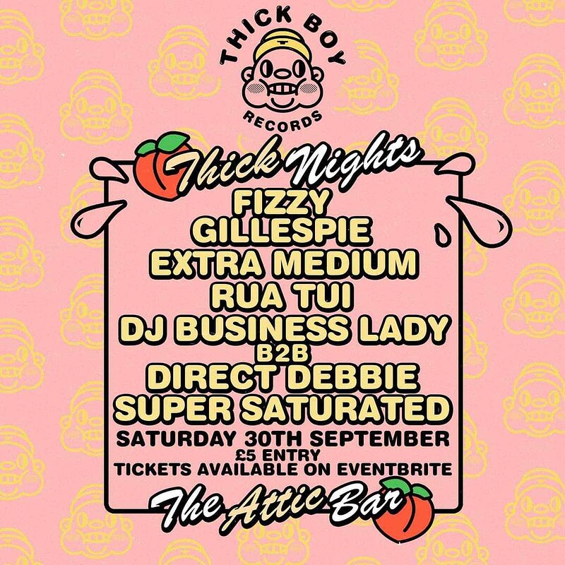 Thick Boy Records presents Fizzy Gillespie at The Attic Bar