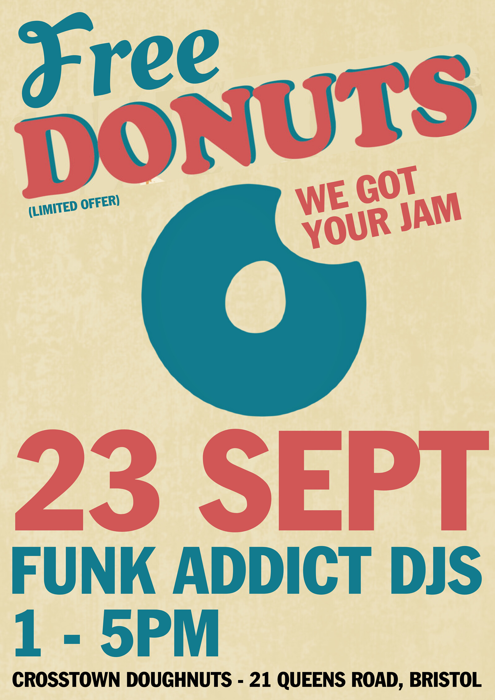 FREE DONUTS AND DANCING at CROSSTOWN DOUGHNUTS