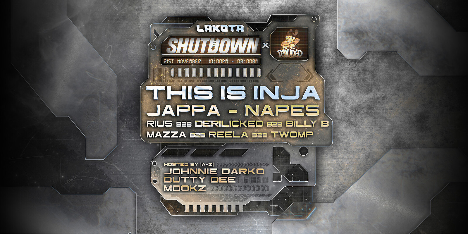 Shutdown x Deluded at Lakota