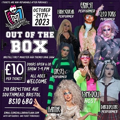 OUT OF THE BOX - THE SHOW at Southmead community association